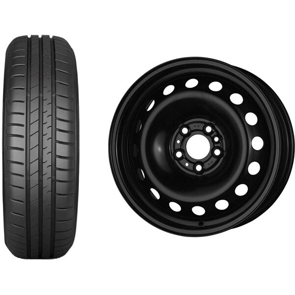 Roata completa Fiat Tipo - Janta otel ALCAR 4105 5x98, 15 inch + Anvelopa vara Falken SN110 195/65R15 91H