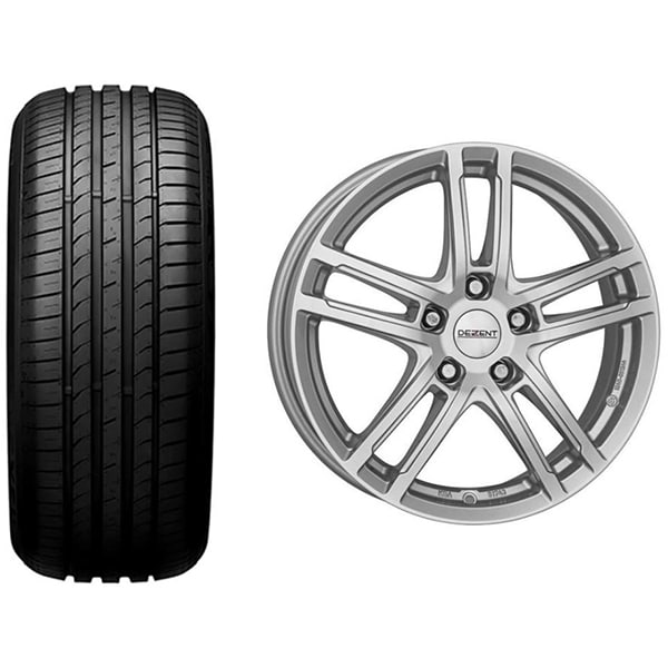 Roata completa Suzuki Vitara/SX4 S-Cross - Janta aliaj Dezent TZ 5x114.3, 17 inch + Anvelopa vara Nexen N'Fera Primus 215/55R17 98W + Senzor presiune ALCAR 