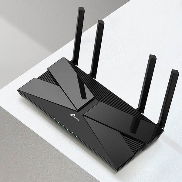 Router Wireless Gigabit TP-LINK Archer AX23 AX1800, Wi-Fi 6, Dual-Band 574 + 1201 Mbps, negru
