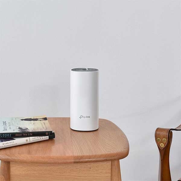 Sistem Wireless Mesh TP-LINK Deco E4, Dual Band 300 + 867 Mbps, 2 buc, alb