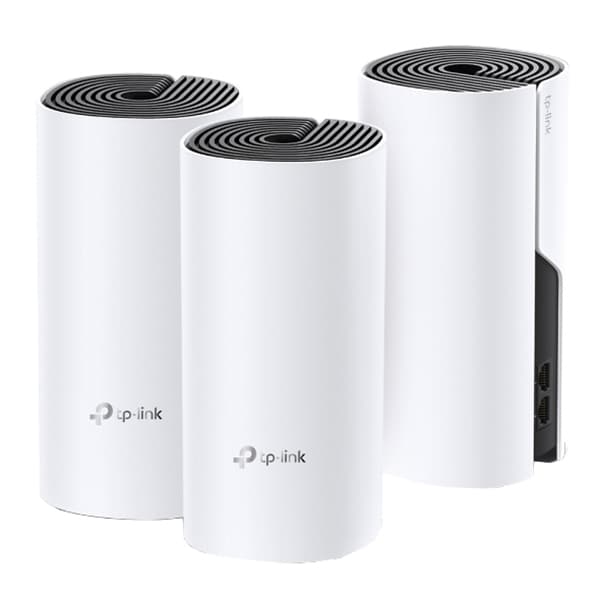 Sistem Wireless Mesh TP-LINK Deco M4 AC1200, Dual Band 300 + 867 Mbps, 3 buc, alb