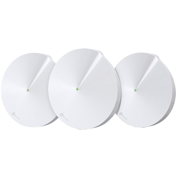 Sistem Wireless Mesh Gigabit TP-LINK Deco M9, Tri-Band 400 + 867 + 867 Mbps, 3 Buc, alb