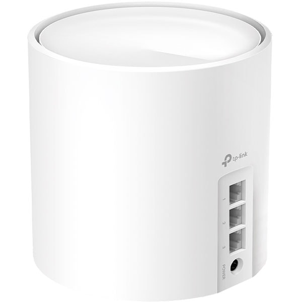 Sistem Wireless Mesh Gigabit TP-LINK Deco X50 AX3000, WI-Fi 6, Dual Band 574 + 2402 Mbps, 3 Buc, alb