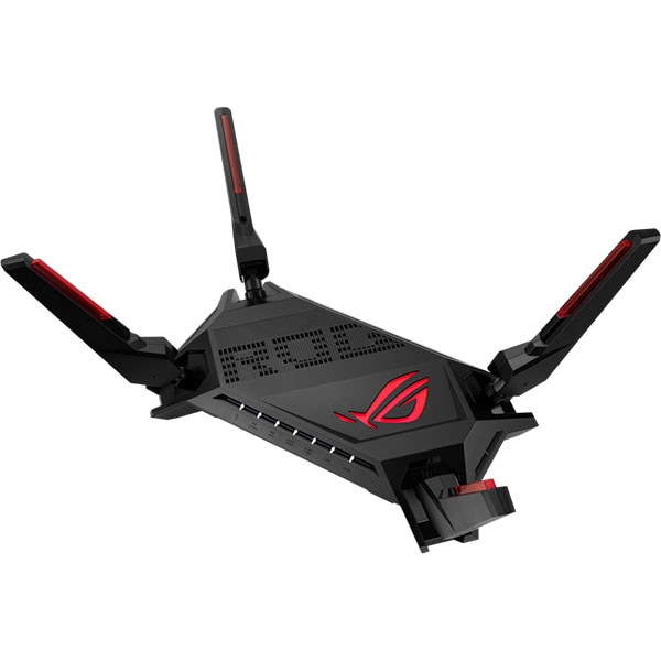 Router Wireless Gigabit ASUS ROG Rapture GT-AX6000, WI-Fi 6, Dual Band 1148 + 4804 Mbps, USB 3.2, negru