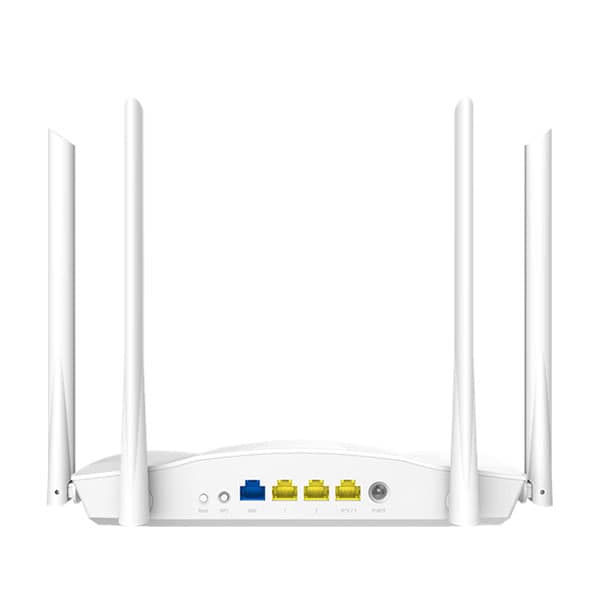 Router Wireless Gigabit TENDA AX1800 TX3, Wi-Fi 6, Dual-Band 574 + 1201 Mbps, alb
