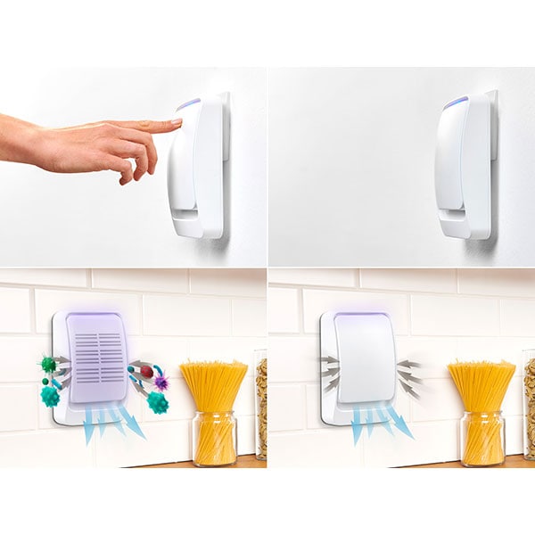 Purificator aer portabil ROVUS Plug 110063796, alb-gri