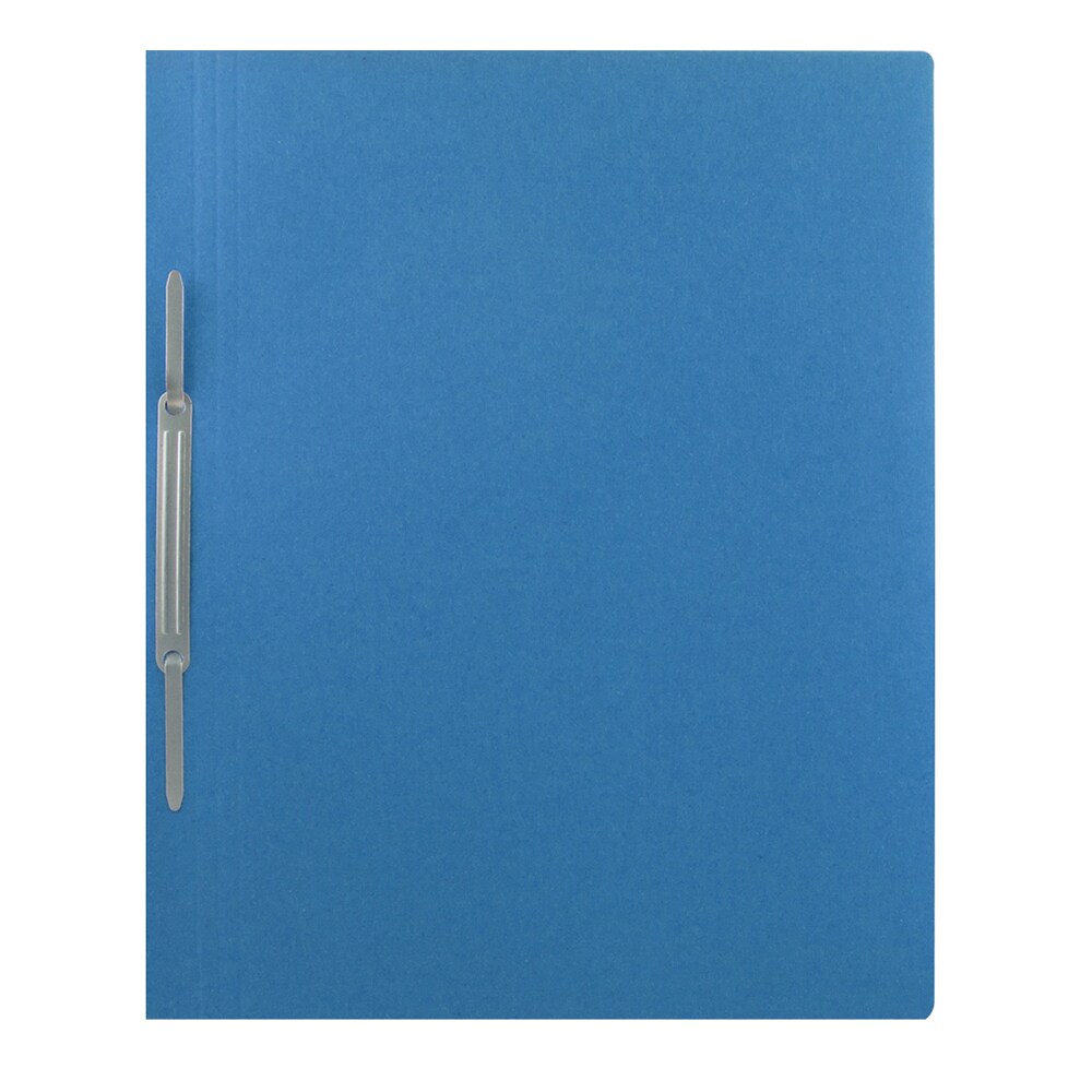 Dosar cu sina BASIC, A4, carton, 10 bucati, albastru