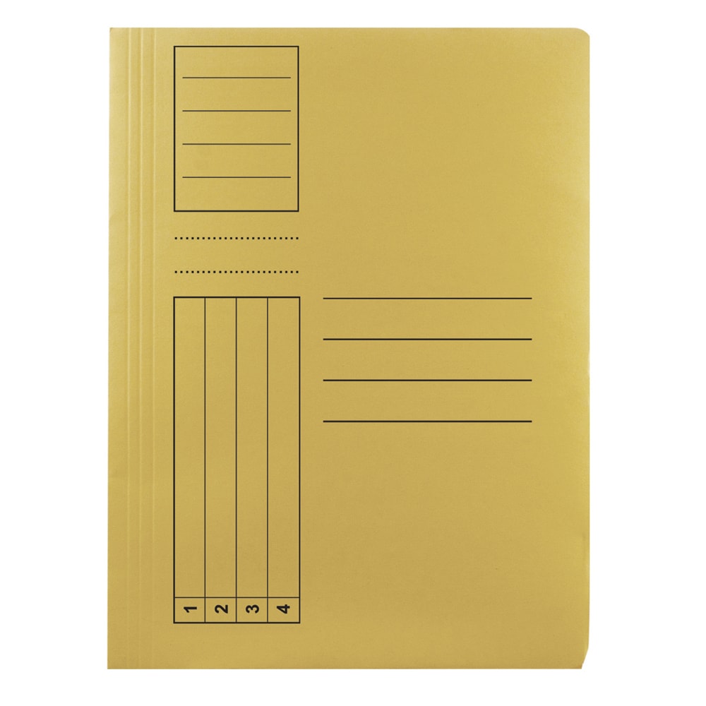 Dosar cu sina BASIC, A4, carton, 10 bucati, gaben