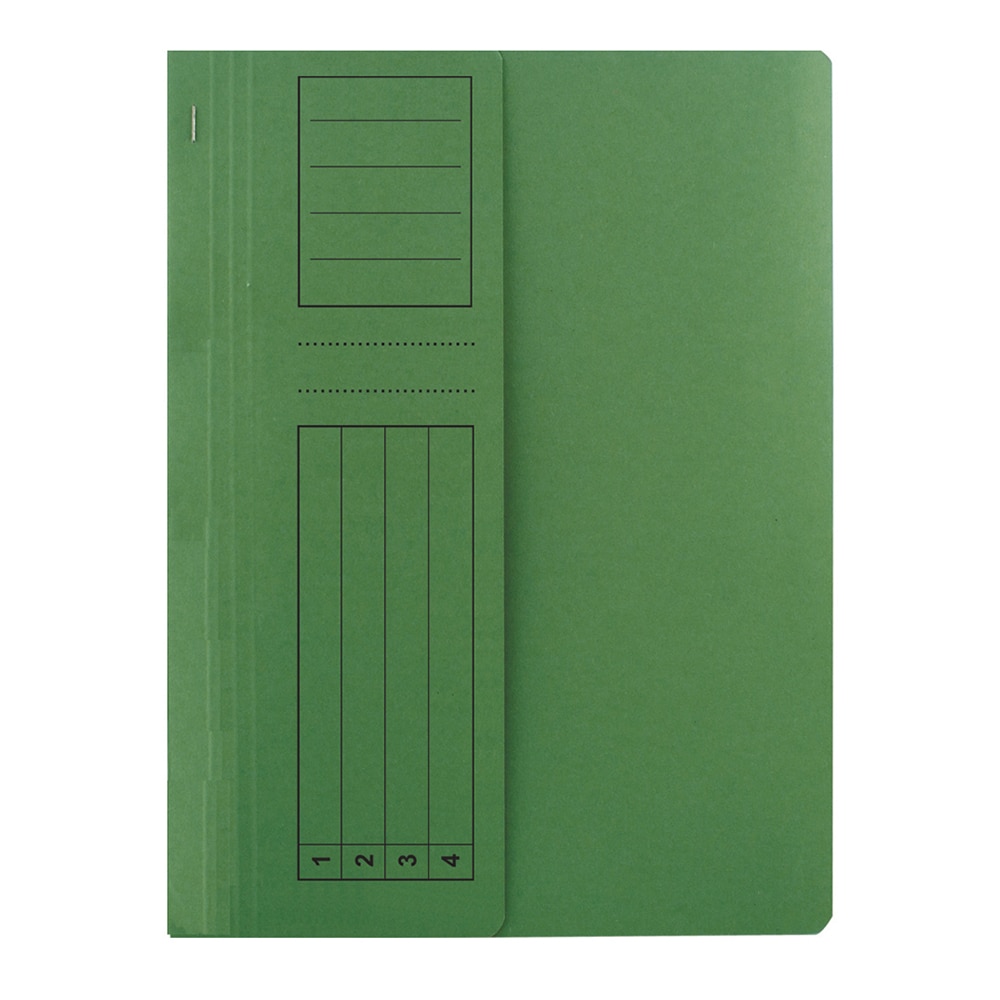 Dosar VOLUM, A4, carton, 10 bucati, verde