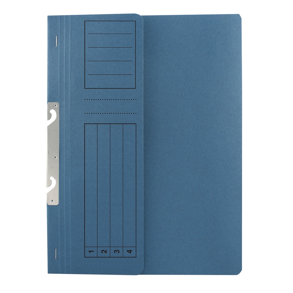 Dosar incopciat VOLUM, 1/2, A4, carton, 10 bucati, albastru