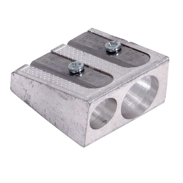 Ascutitoare VOLUM, dubla, metal, diverse culori
