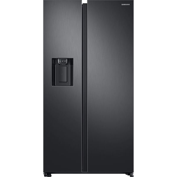 Side by Side SAMSUNG RS68N8220B1/EF, No Frost, 617 l, H 178 cm, Clasa F, Dozator apa, Twin Cooling Plus, negru