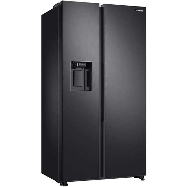 Side by Side SAMSUNG RS68N8220B1/EF, No Frost, 617 l, H 178 cm, Clasa F, Dozator apa, Twin Cooling Plus, negru