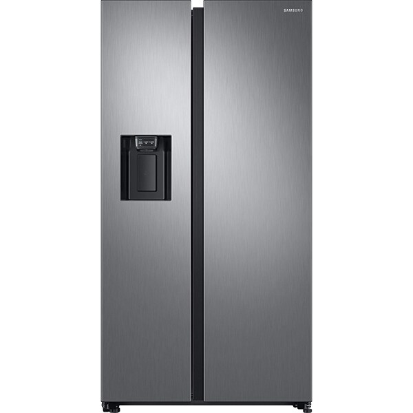 Side by Side SAMSUNG RS68N8321S9/EF, No Frost, 617 l, H 178 cm, Clasa F, Dozator apa, Twin Cooling Plus, inox