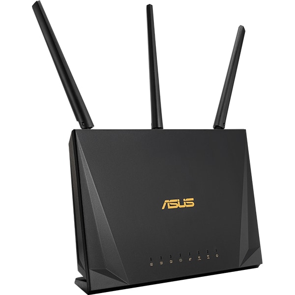 Router Wireless Gigabit ASUS RT-AC2400, Dual-Band 600 + 1733 Mbps, USB 3.0, negru