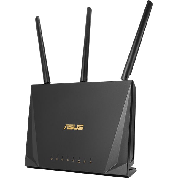 Router Wireless Gigabit ASUS RT-AC2400, Dual-Band 600 + 1733 Mbps, USB 3.0, negru