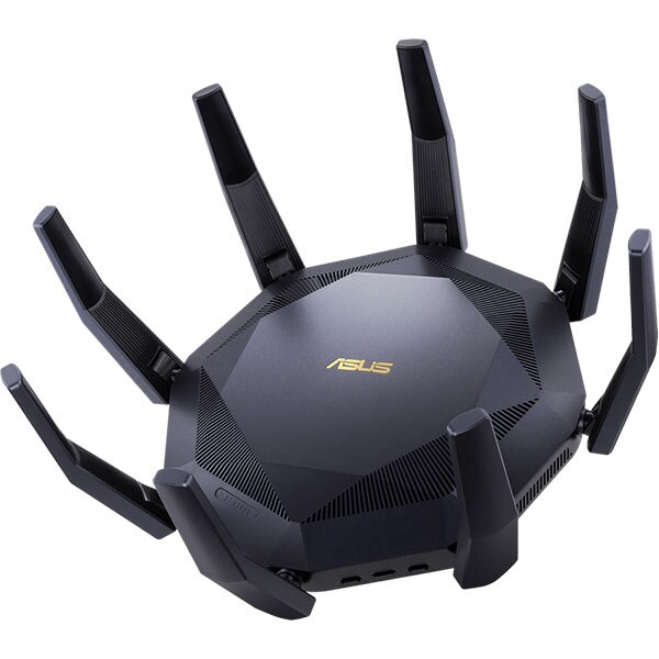 Router Wireless Gigabit ASUS RT-AX89X, Wi-Fi 6, Dual-band 1300 + 4804 Mbps, negru