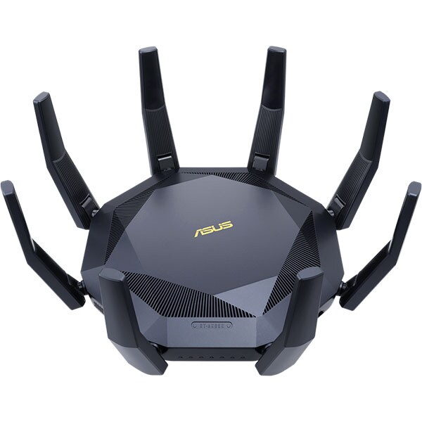 Router Wireless Gigabit ASUS RT-AX89X, Wi-Fi 6, Dual-band 1300 + 4804 Mbps, negru