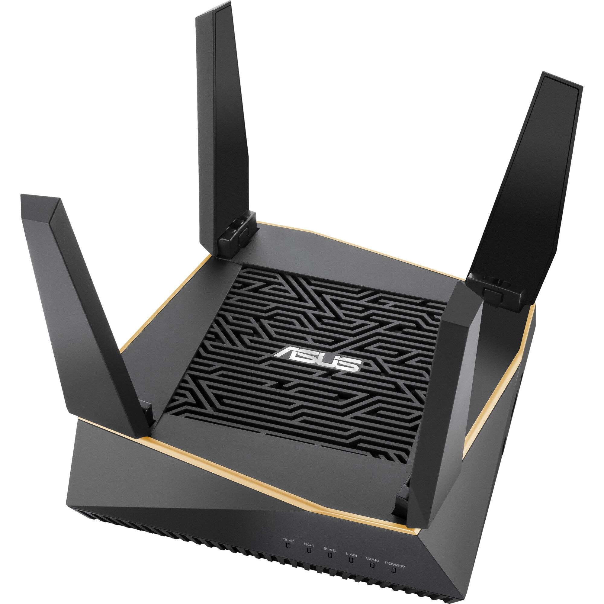 Router Wireless Gigabit ASUS RT-AX92U AX6100, Tri-Band 400 + 867 + 4804 Mbps, USB 3.0, negru