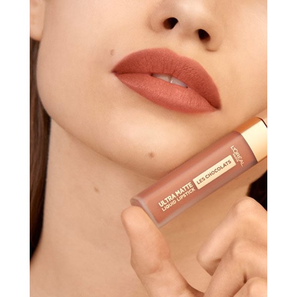 Ruj L'OREAL PARIS Ultra Matte Les Chocolats, 862 Volupto Choco, 7.6ml