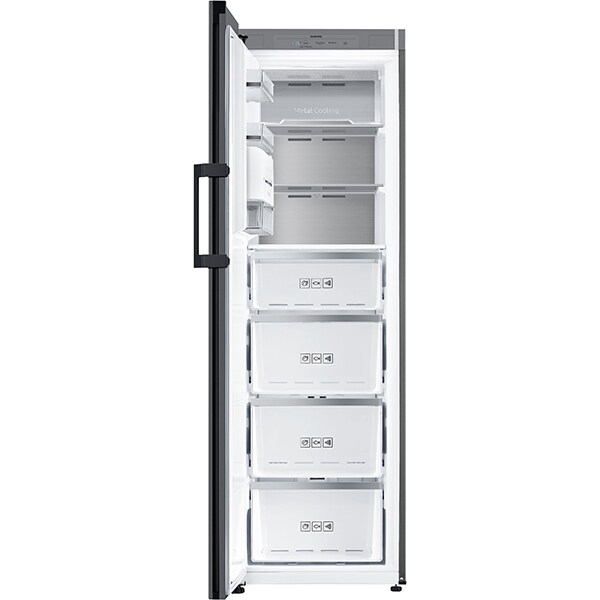 Congelator SAMSUNG RZ32A748522/EO, Bespoke, No Frost, 323 l, H 185.3 cm, Clasa F, All-Around Cooling, negru