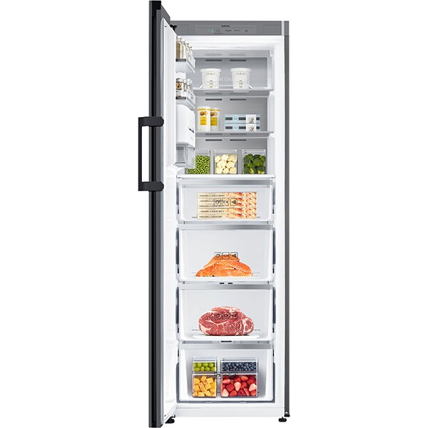 Congelator SAMSUNG RZ32A748522/EO, Bespoke, No Frost, 323 l, H 185.3 cm, Clasa F, All-Around Cooling, negru