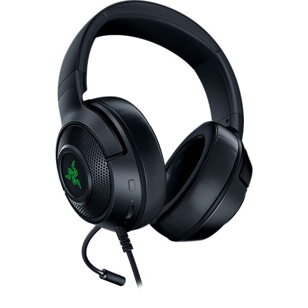 Casti Gaming RAZER Kraken X USB, 7.1 surround, USB, negru-verde