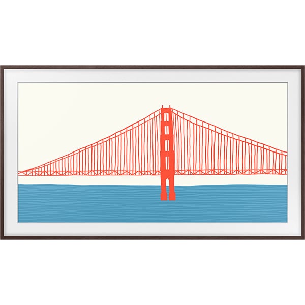 Rama TV personalizata SAMSUNG VG-SCFA43BWBXC pentru The Frame TV (2021) 43LS03A, maro