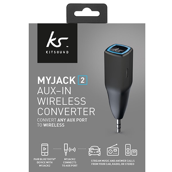 Receptor audio KITSOUND MyJack2, Bluetooth, negru