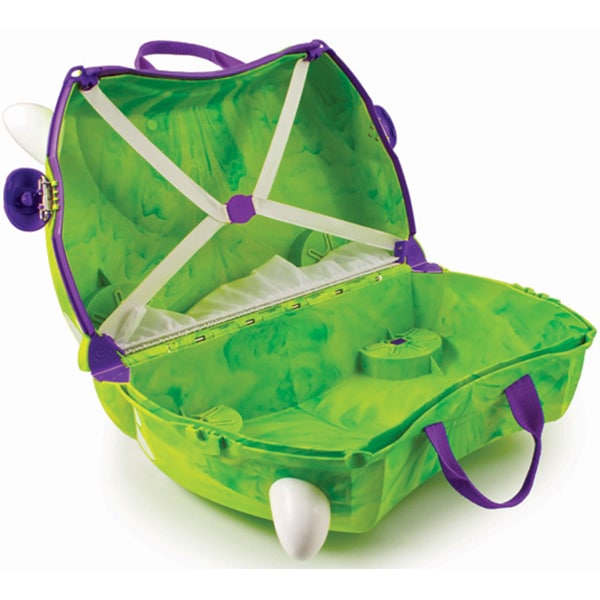 Troler copii TRUNKI Trunkisaurus Rex, 46 cm, verde