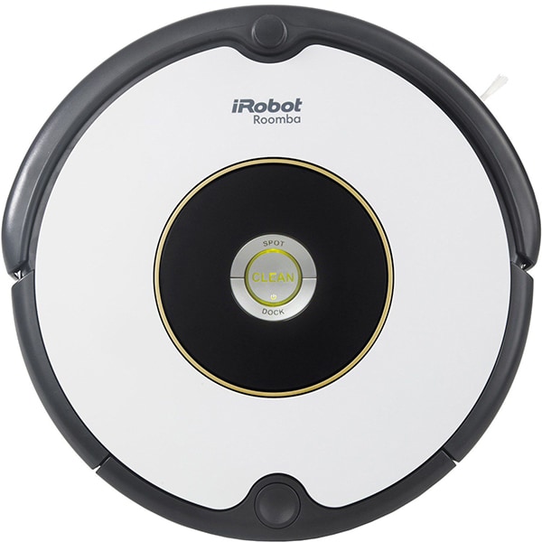 Aspirator robot IROBOT Roomba 605, autonomie max 120 min, Navigatie iAdapt, Dirt Detect, alb-negru 