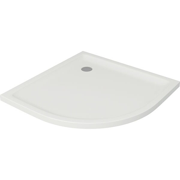 Cadita dus CERSANIT Tako, pe colt, 80 x 90 cm, acril, alb