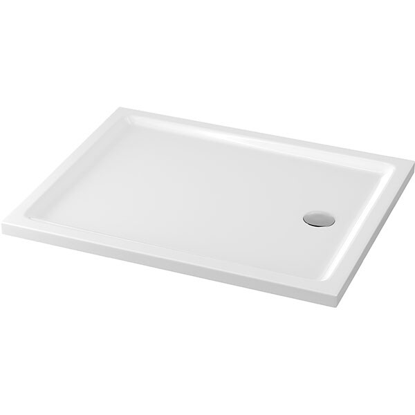 Cadita dus CERSANIT Tako, dreptunghiulara, 80 x 100 cm, acril, alb