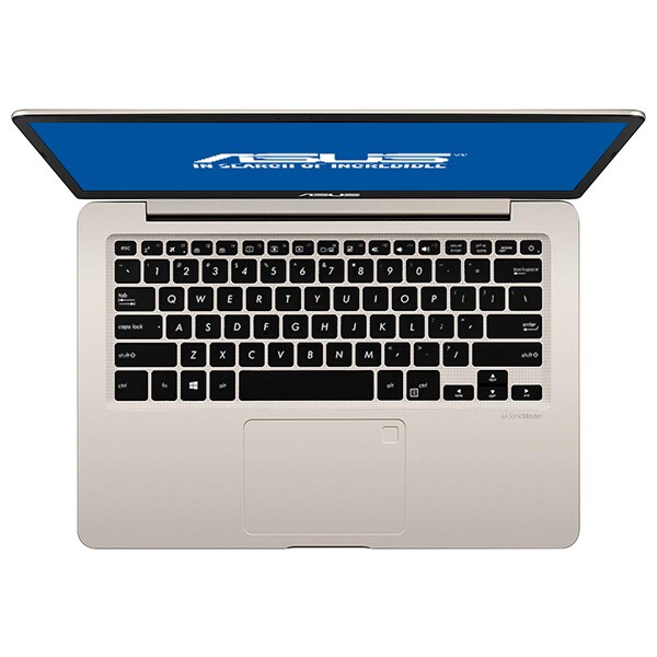 Laptop ASUS VivoBook S406UA-BM031, Intel Core i7-8550U pana la 4GHz, 14.0" Full HD, 8GB, SSD 256GB, Intel UHD Graphics 620, Endless, Gold