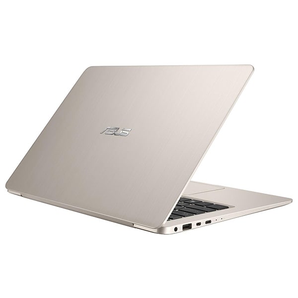 Laptop ASUS VivoBook S406UA-BM031, Intel Core i7-8550U pana la 4GHz, 14.0" Full HD, 8GB, SSD 256GB, Intel UHD Graphics 620, Endless, Gold