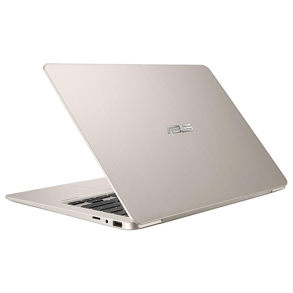 Laptop ASUS VivoBook S406UA-BM031, Intel Core i7-8550U pana la 4GHz, 14.0" Full HD, 8GB, SSD 256GB, Intel UHD Graphics 620, Endless, Gold