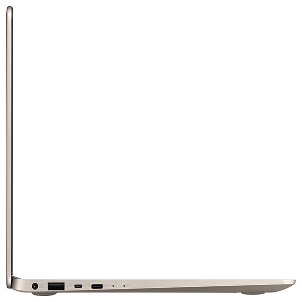 Laptop ASUS VivoBook S406UA-BM031, Intel Core i7-8550U pana la 4GHz, 14.0" Full HD, 8GB, SSD 256GB, Intel UHD Graphics 620, Endless, Gold