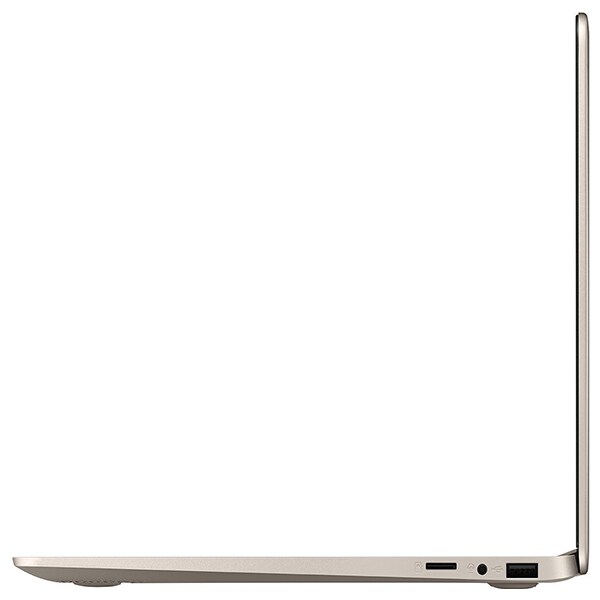 Laptop ASUS VivoBook S406UA-BM031, Intel Core i7-8550U pana la 4GHz, 14.0" Full HD, 8GB, SSD 256GB, Intel UHD Graphics 620, Endless, Gold