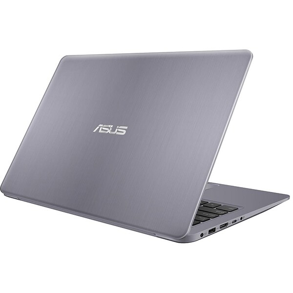 Laptop ASUS VivoBook S14 S410UA-EB017, Intel Core i5-8250U pana la 3.4GHz, 14" Full HD, 4GB, HDD 500GB + SSD 128GB, Intel UHD Graphics 620, Endless