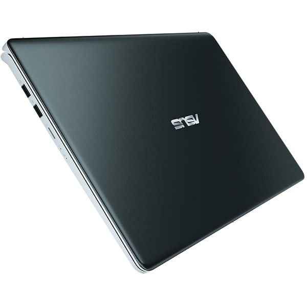 Laptop ASUS VivoBook S15 S530FA-BQ061, Intel Core i7-8565U pana la 4.6GHz, 15.6" Full HD, 8GB, SSD 256GB, Intel UHD Graphics 620, Endless, negru metalic