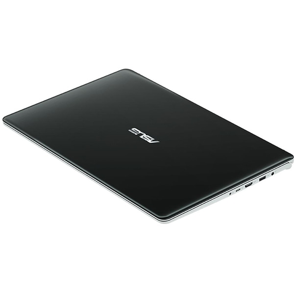 Laptop ASUS VivoBook S15 S530FA-BQ061, Intel Core i7-8565U pana la 4.6GHz, 15.6" Full HD, 8GB, SSD 256GB, Intel UHD Graphics 620, Endless, negru metalic