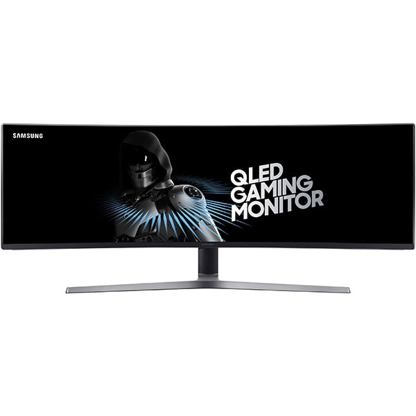 Monitor Gaming curbat QLED VA SAMSUNG LC49HG90DMRXEN, 49", UWQHD, 144Hz, FreeSync 2, HDR 600, negru