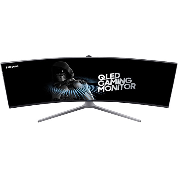 Monitor Gaming curbat QLED VA SAMSUNG LC49HG90DMRXEN, 49", UWQHD, 144Hz, FreeSync 2, HDR 600, negru
