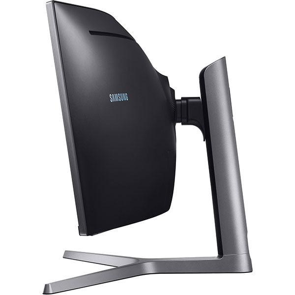 Monitor Gaming curbat QLED VA SAMSUNG LC49HG90DMRXEN, 49", UWQHD, 144Hz, FreeSync 2, HDR 600, negru