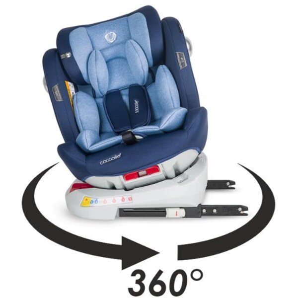 Scaun auto COCCOLLE Nerio 321085530, Isofix, 0-36kg, albastru-gri