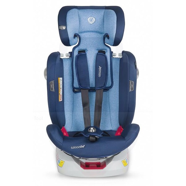Scaun auto COCCOLLE Nerio 321085530, Isofix, 0-36kg, albastru-gri