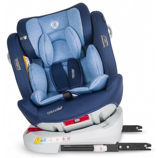 Scaun auto COCCOLLE Nerio 321085530, Isofix, 0-36kg, albastru-gri