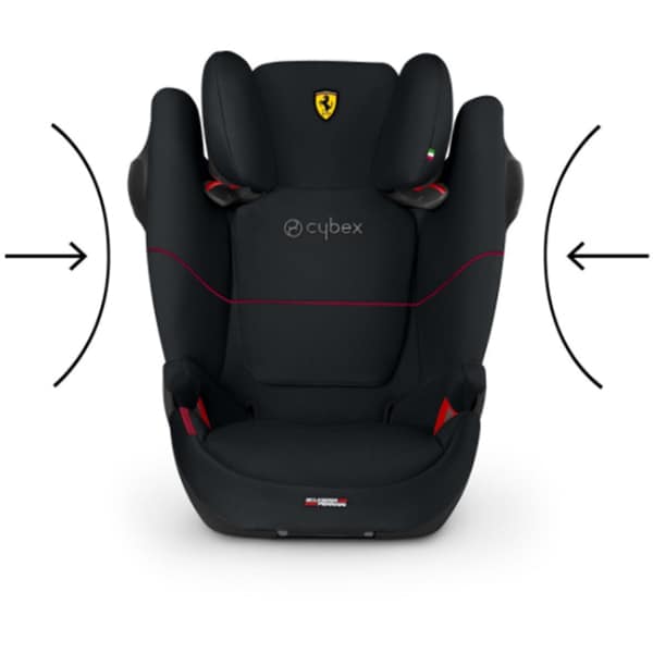 Scaun auto CYBEX Solution M-Fix SL Scuderia Ferrari 519000249, Isofix, 9-36 kg, negru