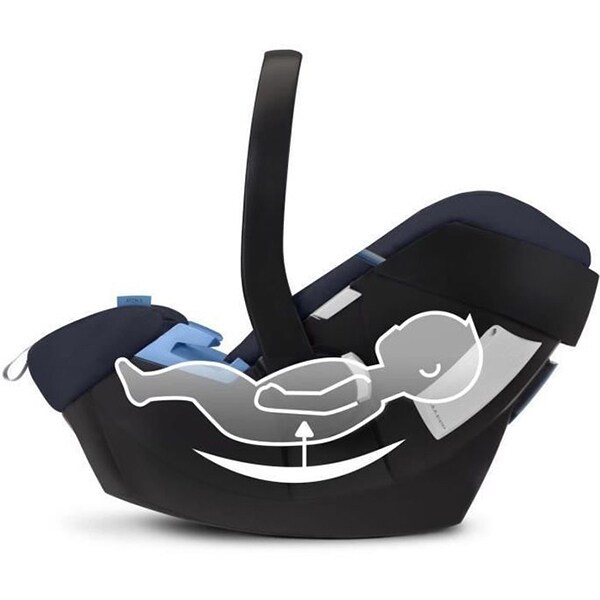 Scaun auto CYBEX Aton 5 520000163, 3 puncte, 0-13kg, bleumarin-negru 