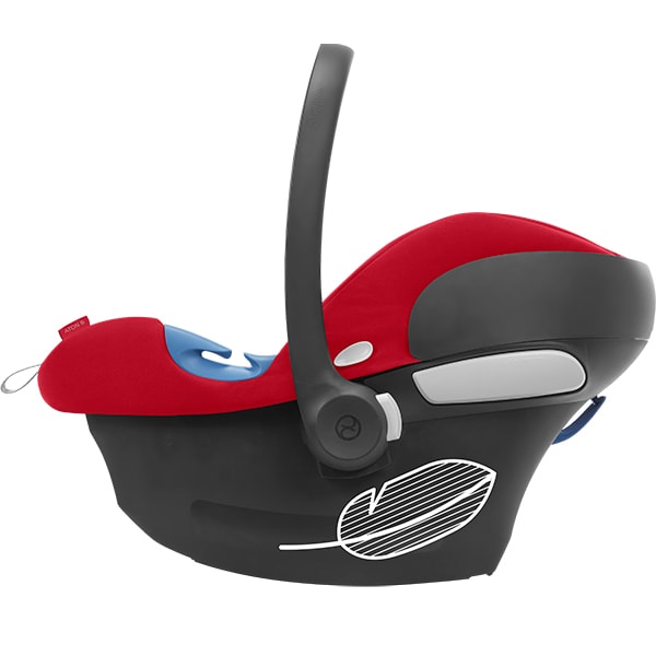 Scoica auto CYBEX Aton B I-SIZE 520003984, 3 puncte, 0 - 13kg, rosu 